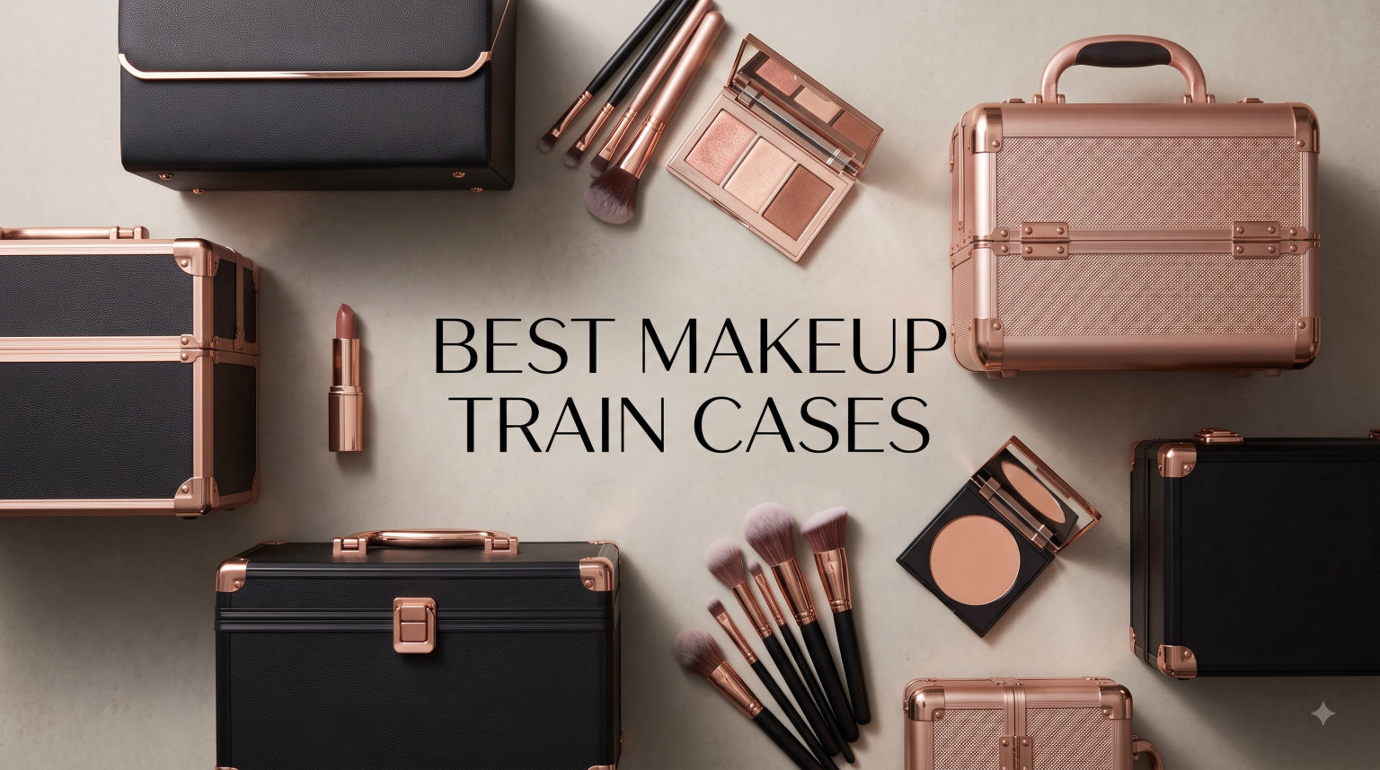 best makeup train cases