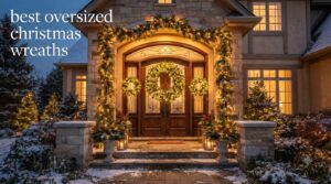 best oversized christmas wreaths