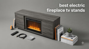 best electric fireplace tv stands