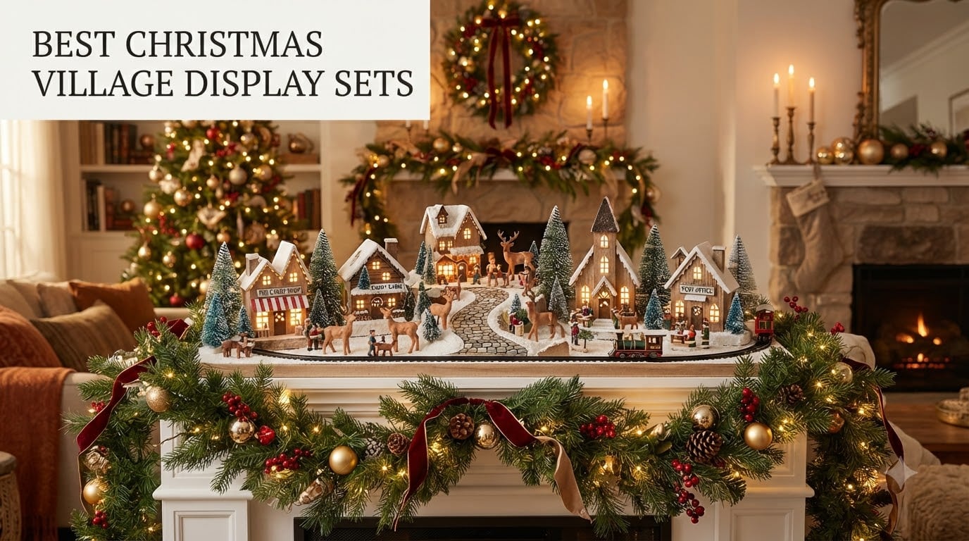best christmas village display sets
