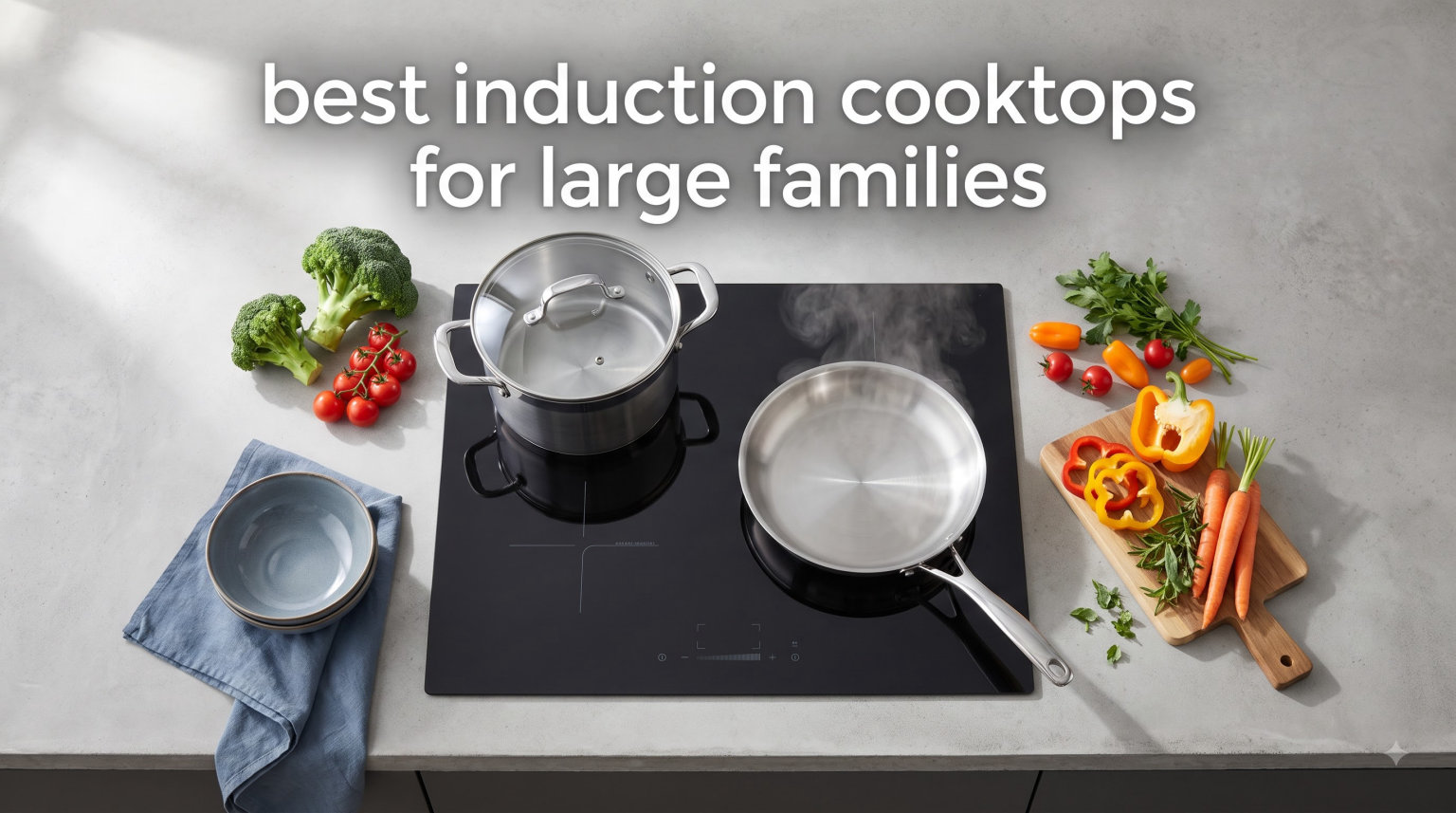 best induction cooktops for large families