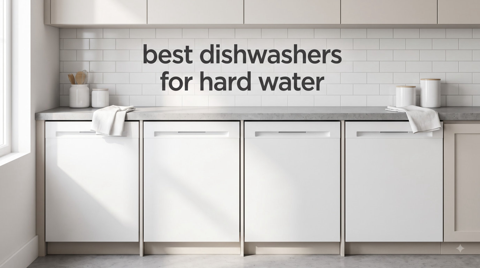 best dishwashers for hard water