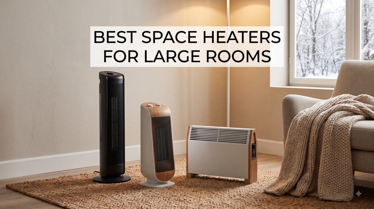 best space heaters for large rooms