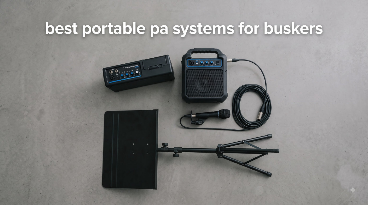 best portable pa systems for buskers