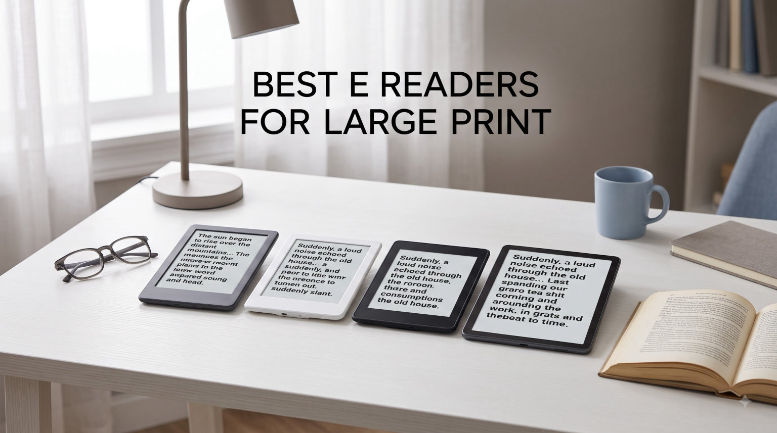 best e readers for large print