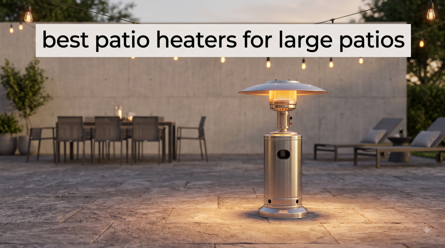 best patio heaters for large patios