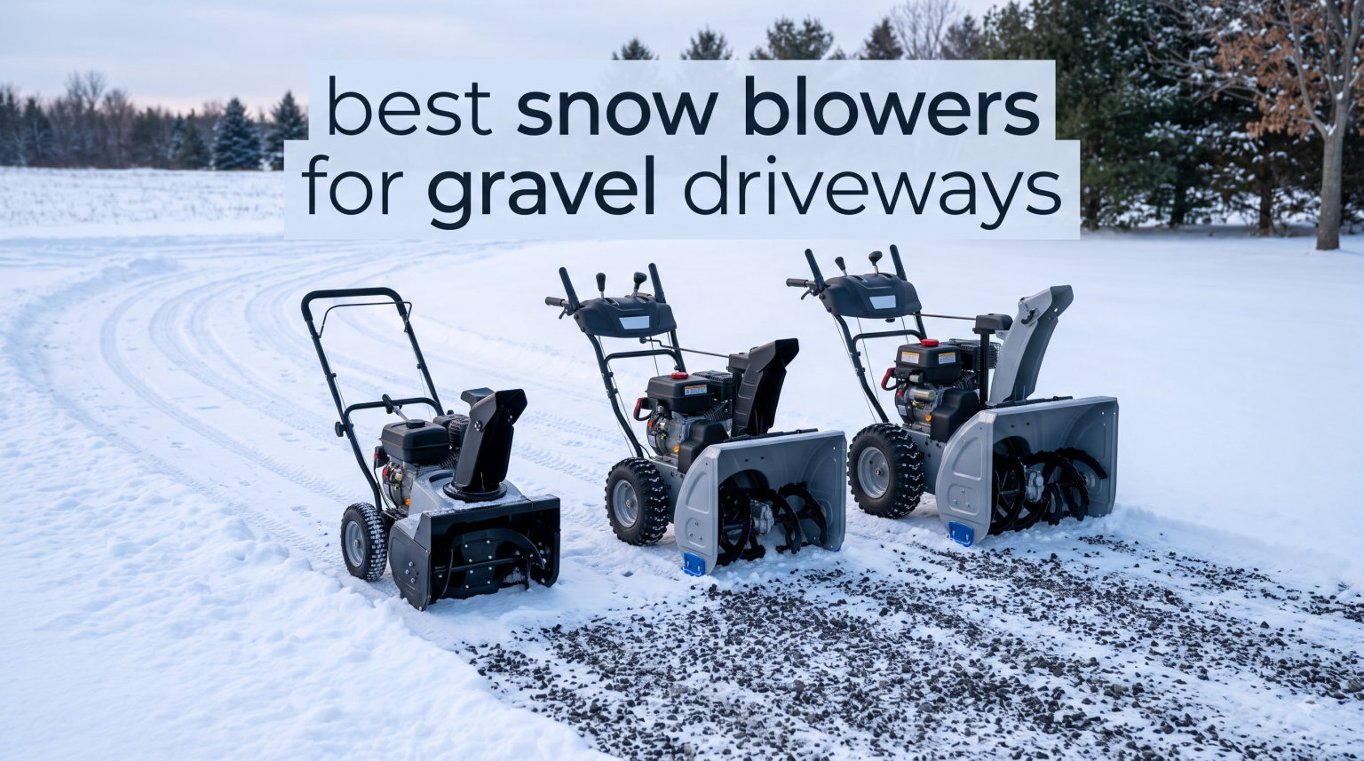 best snow blowers for gravel driveways