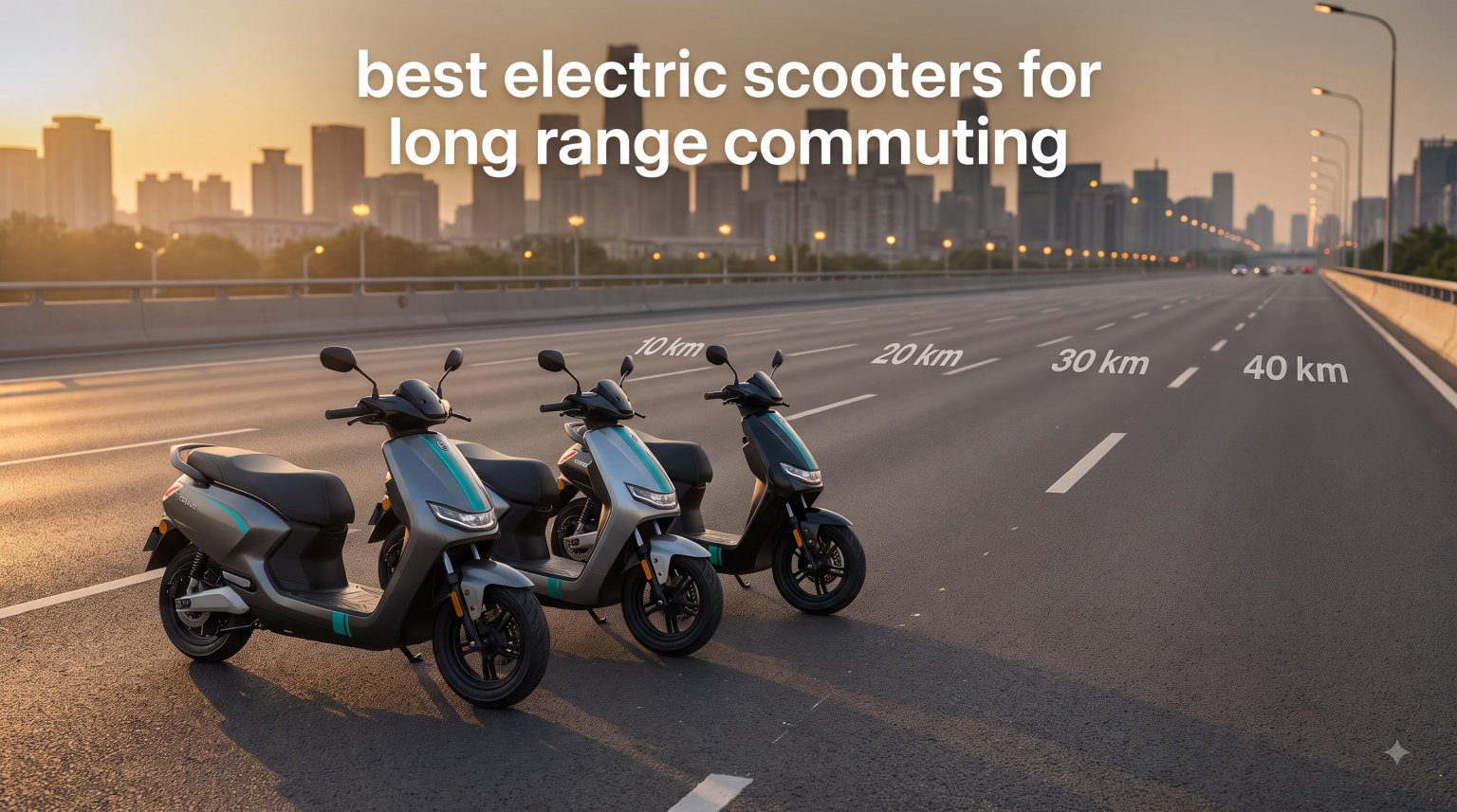 best electric scooters for long range commuting