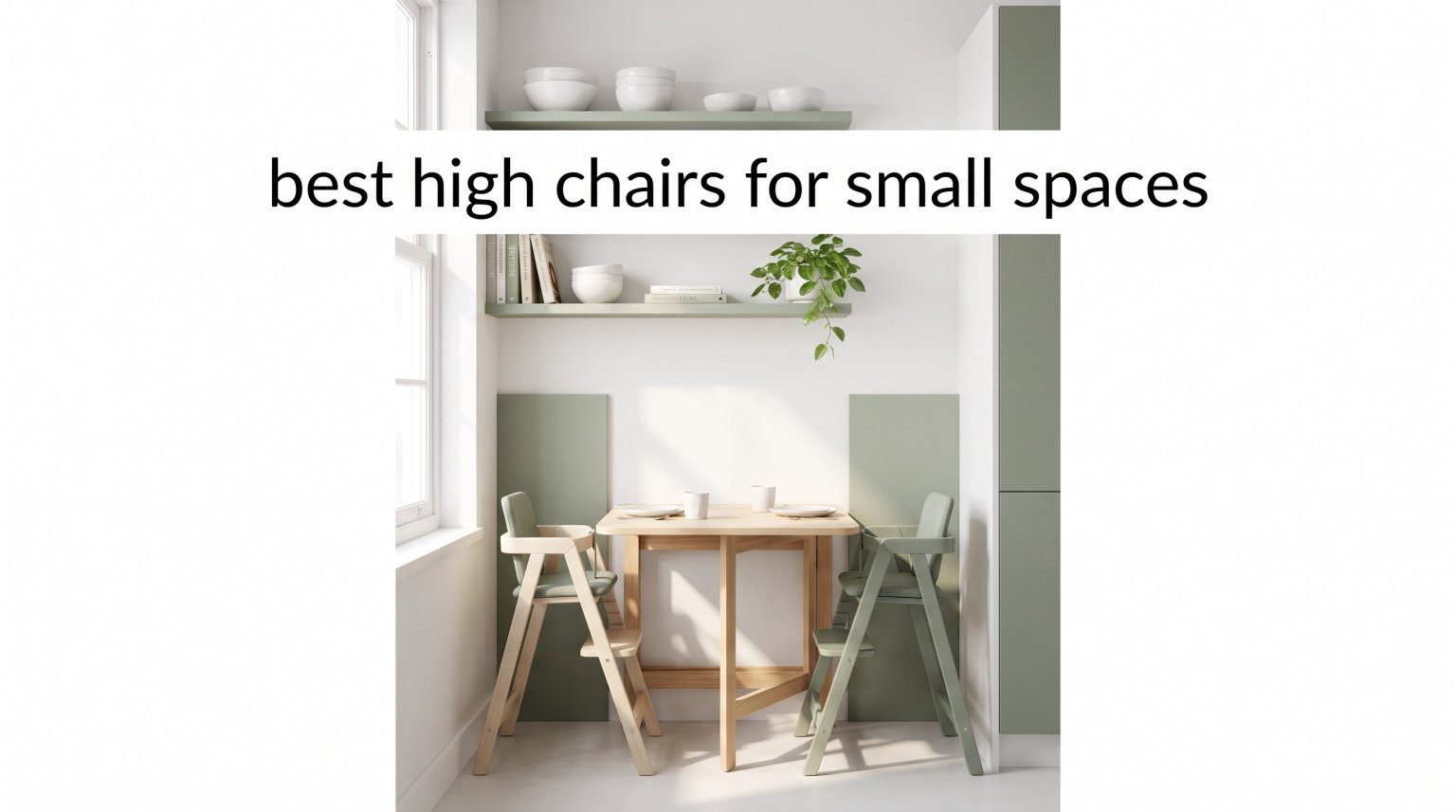 best high chairs for small spaces