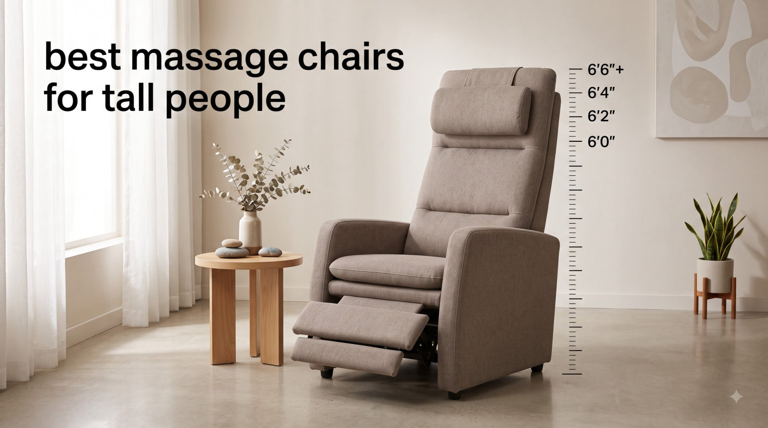 best massage chairs for tall people