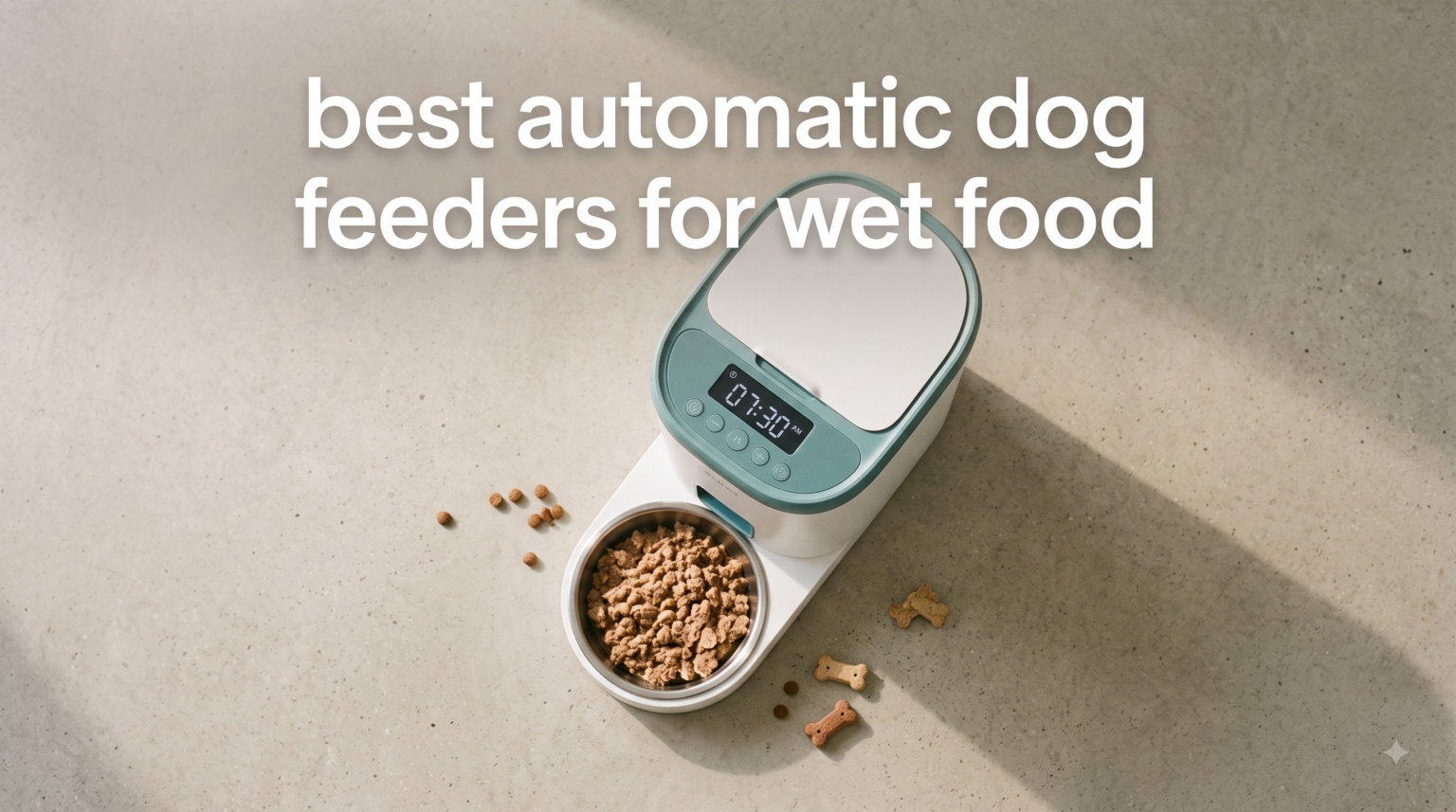 best automatic dog feeders for wet food