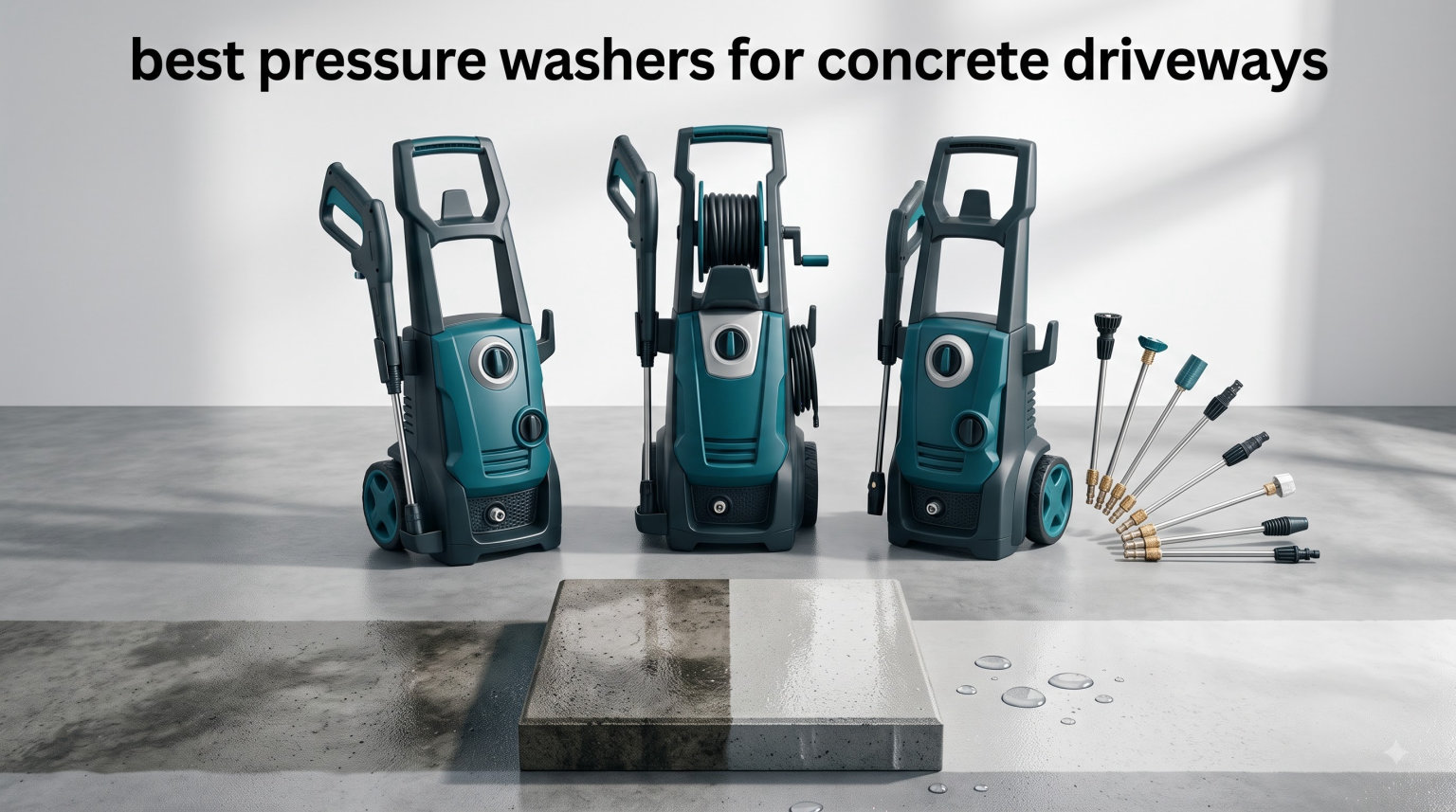 best pressure washers for concrete driveways