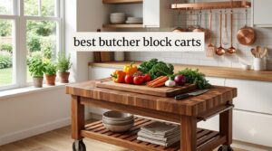 best butcher block carts
