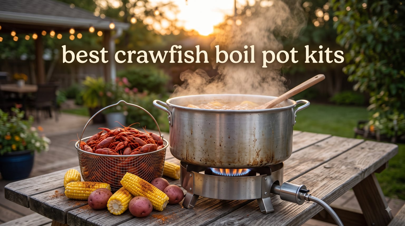 best crawfish boil pot kits