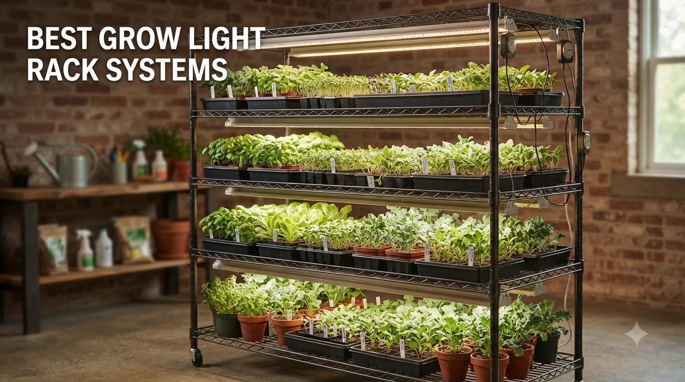 best grow light rack systems