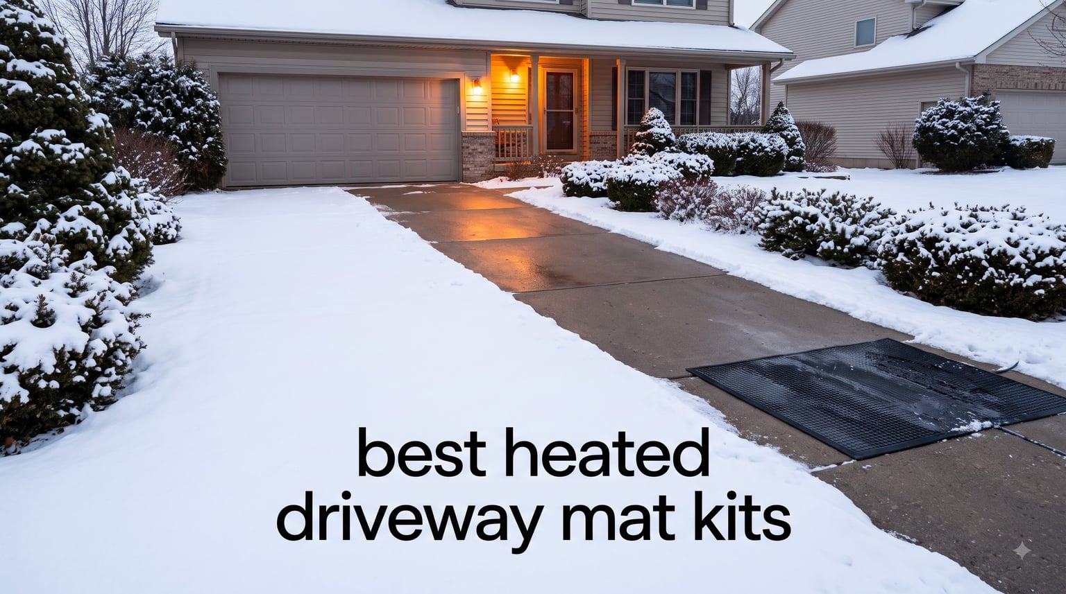 best heated driveway mat kits