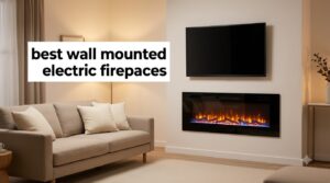 best wall mounted electric fireplaces