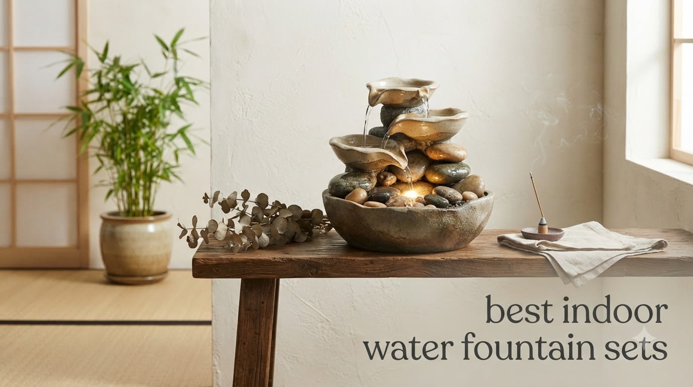 best indoor water fountain sets