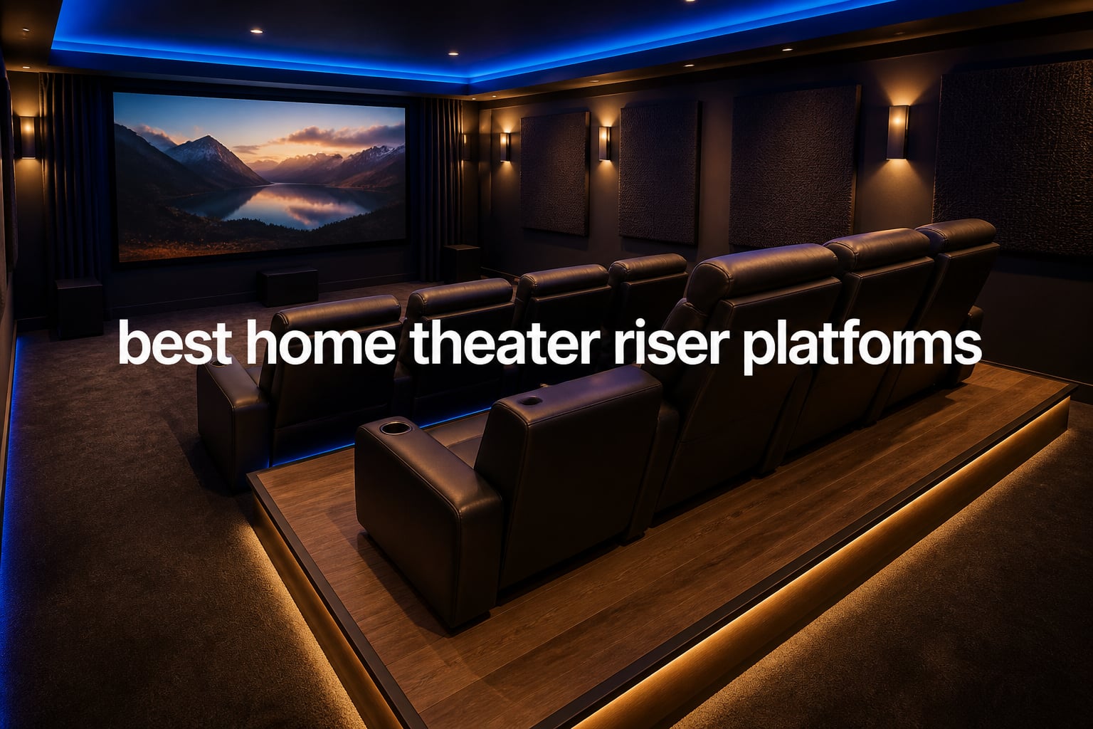best home theater riser platforms