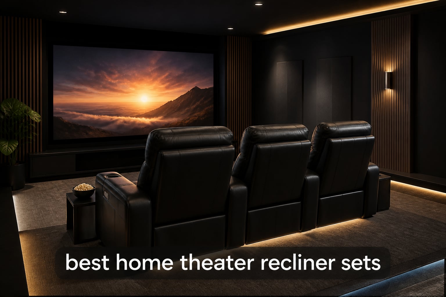 best home theater recliner sets