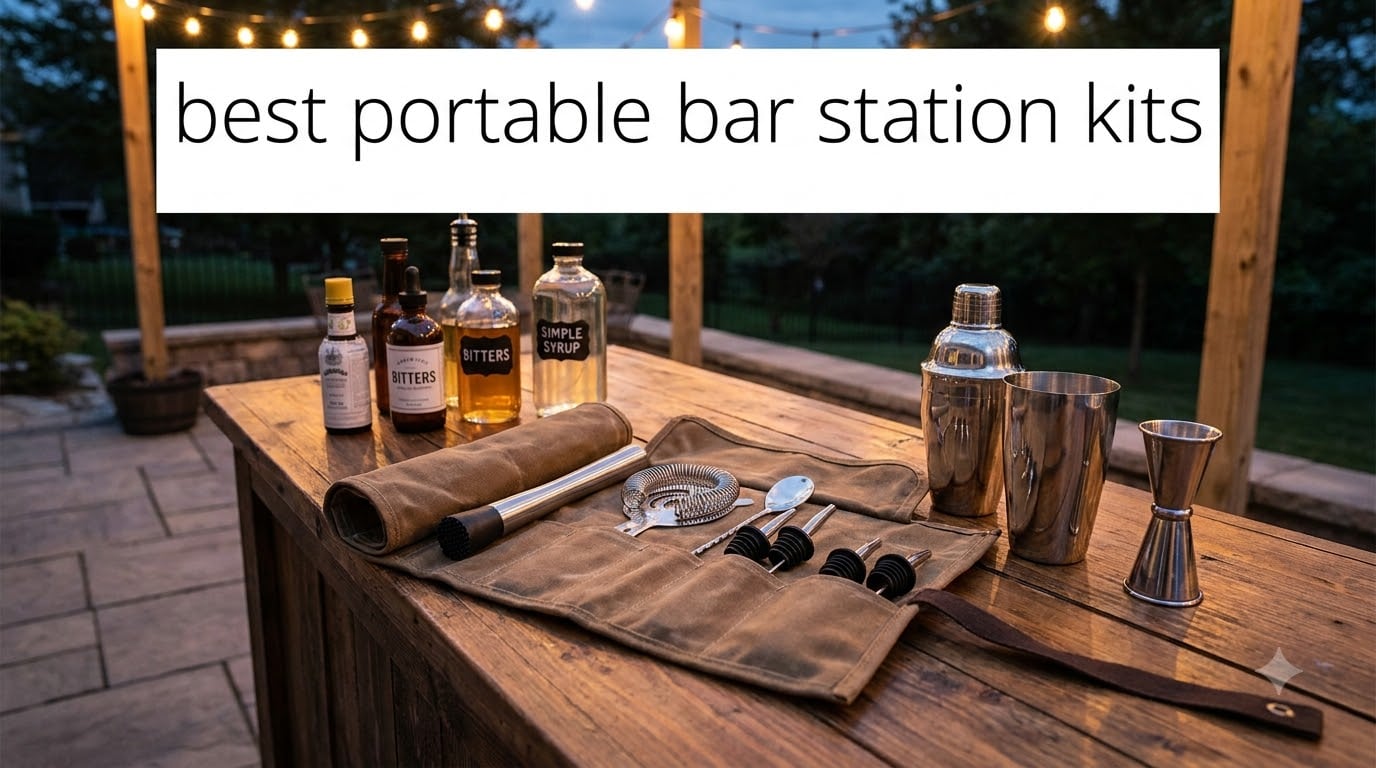 best portable bar station kits