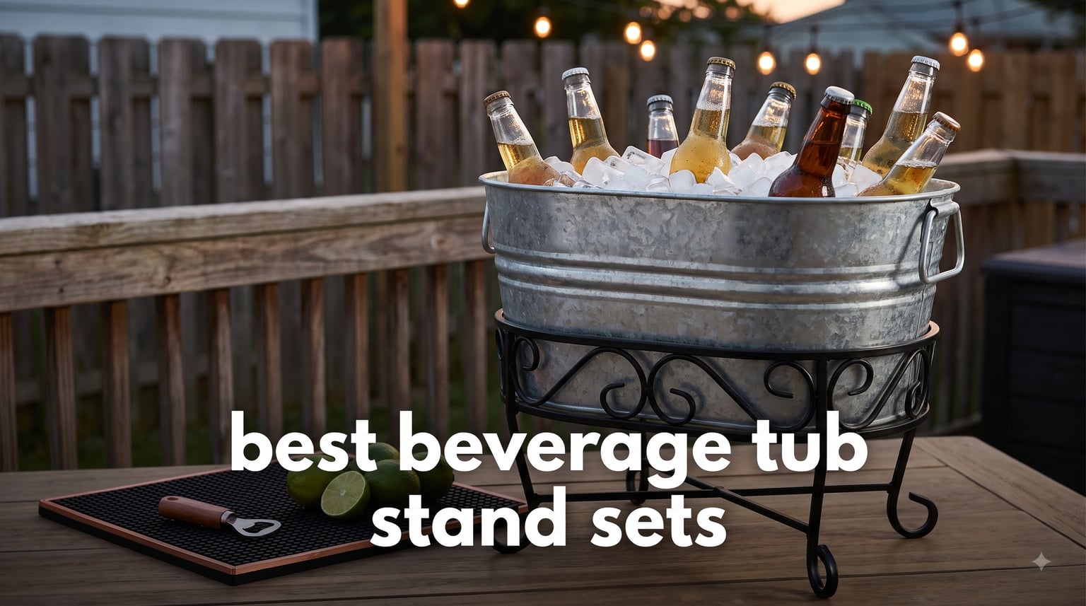 best beverage tub stand sets