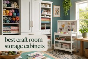 best craft room storage cabinets