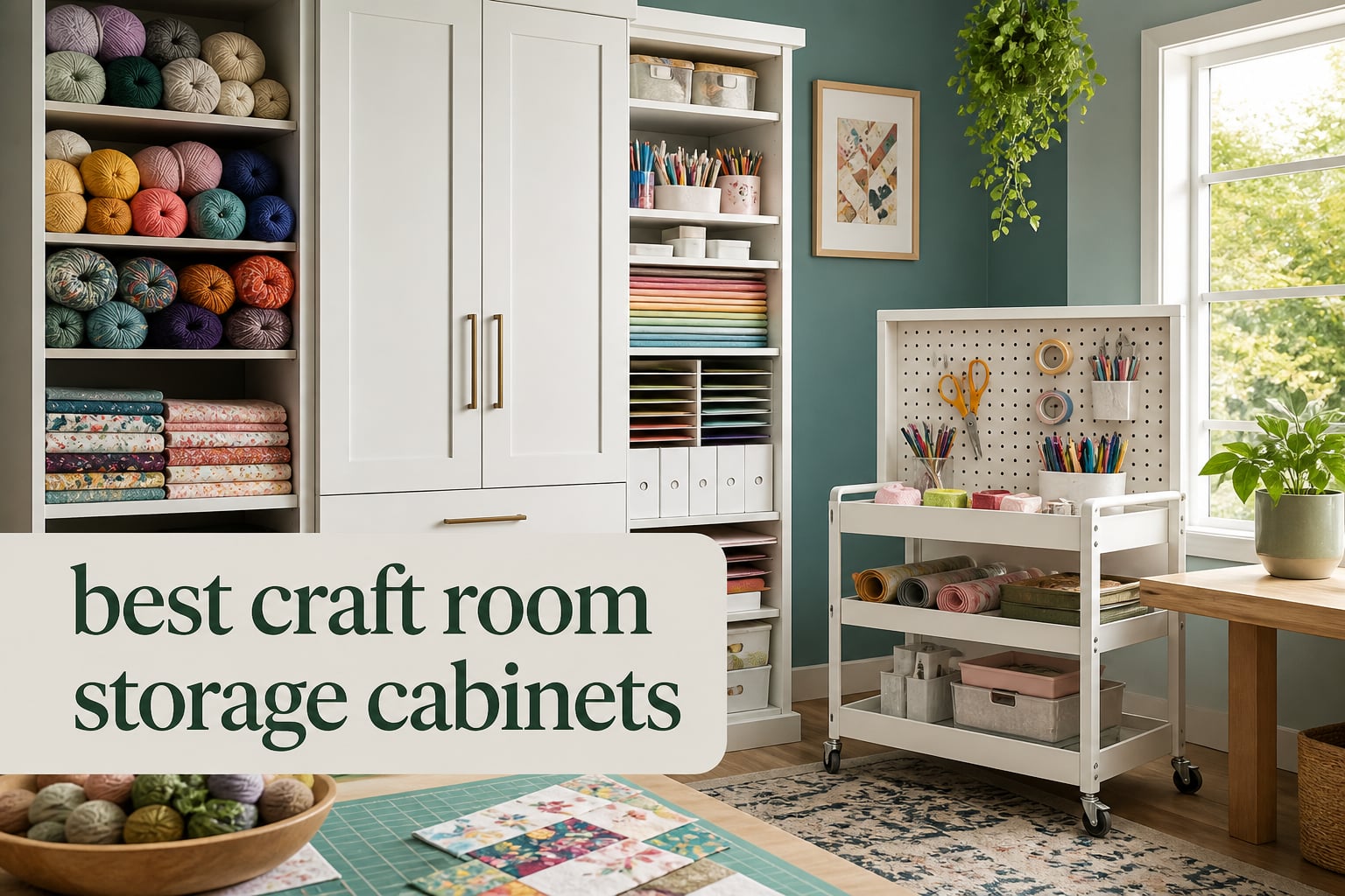 best craft room storage cabinets