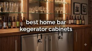 best home bar kegerator cabinets