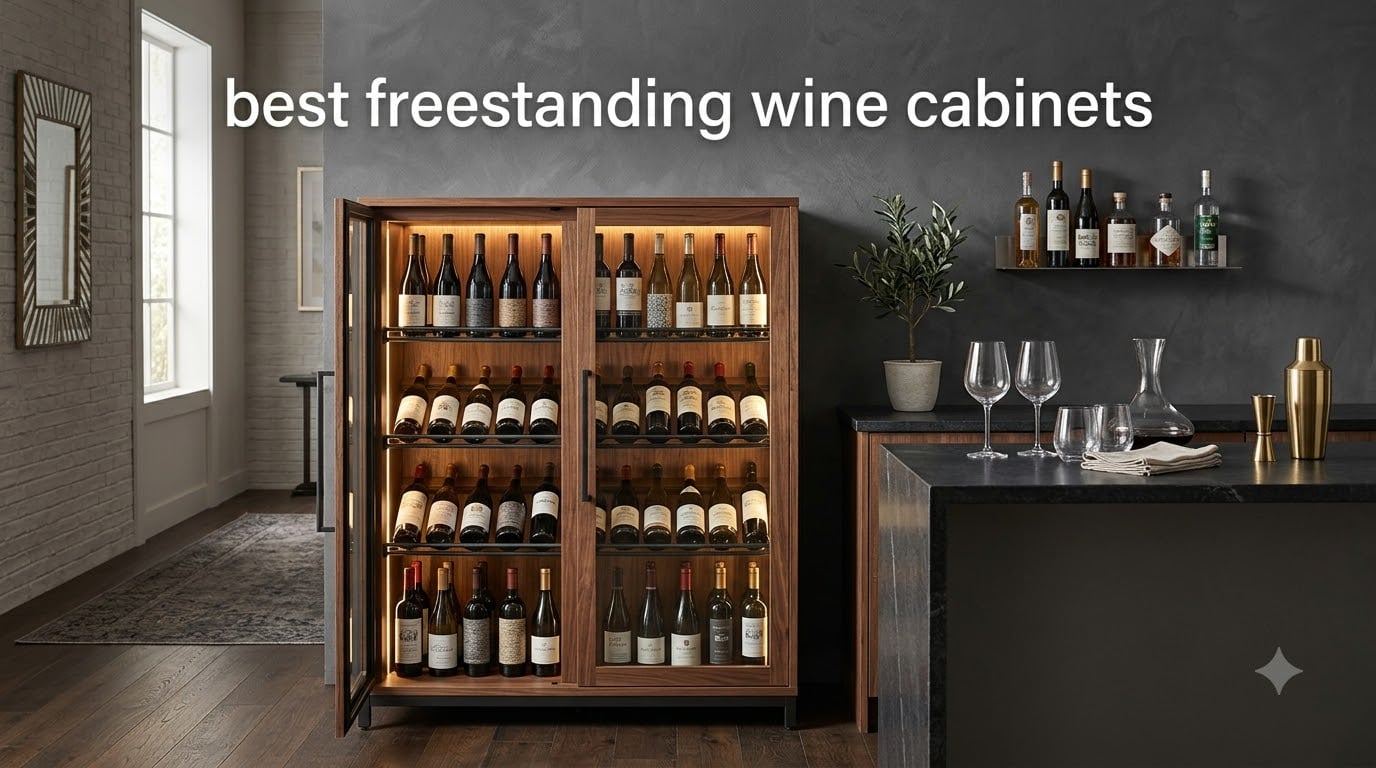 best freestanding wine cabinets
