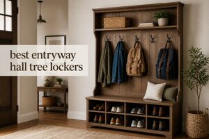 best entryway hall tree lockers