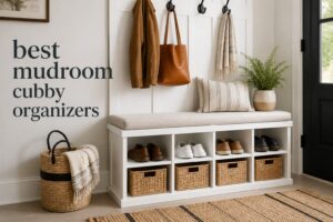 best mudroom cubby organizers