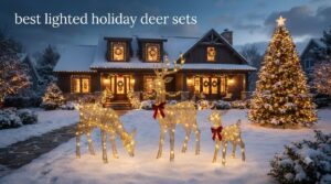 best lighted holiday deer sets