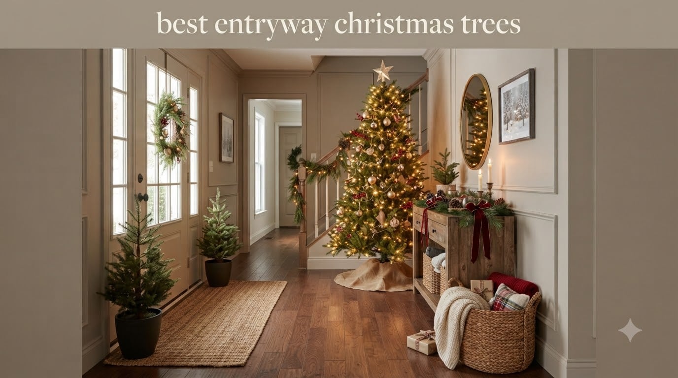 best entryway christmas trees