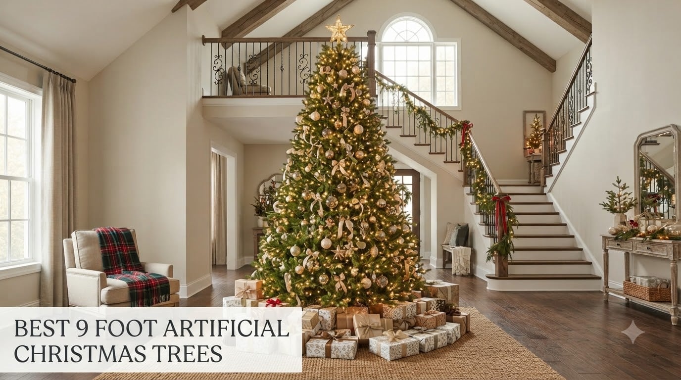 best 9 foot artificial christmas trees