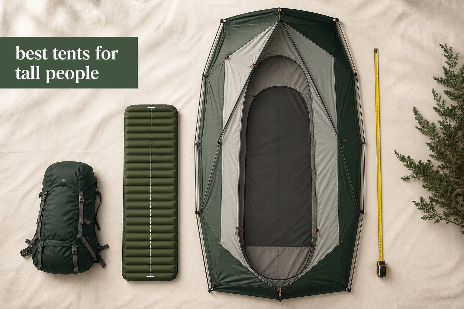 best tents for tall people