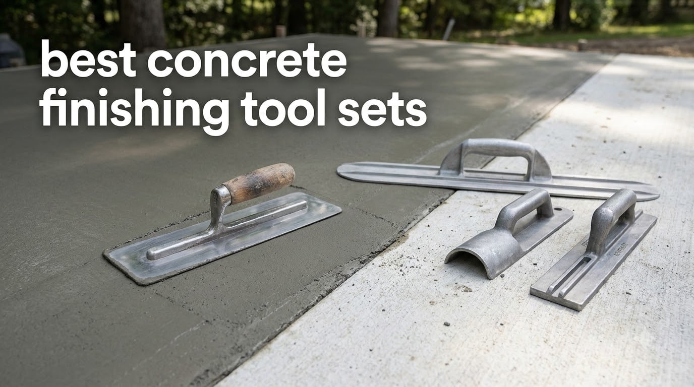 best concrete finishing tool sets
