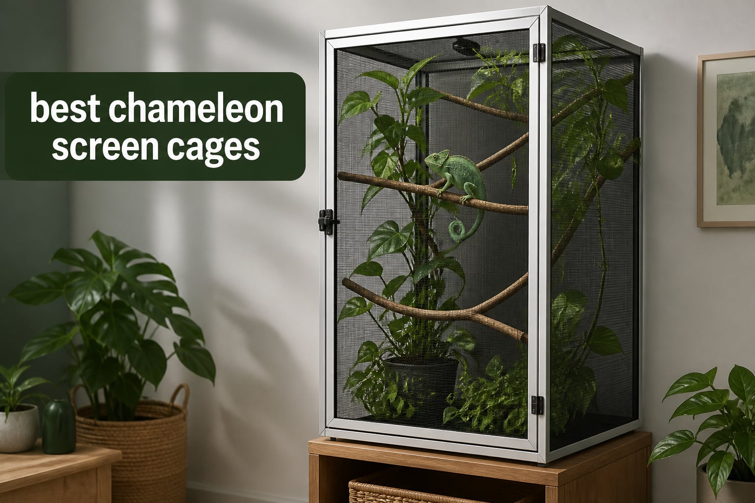 best chameleon screen cages