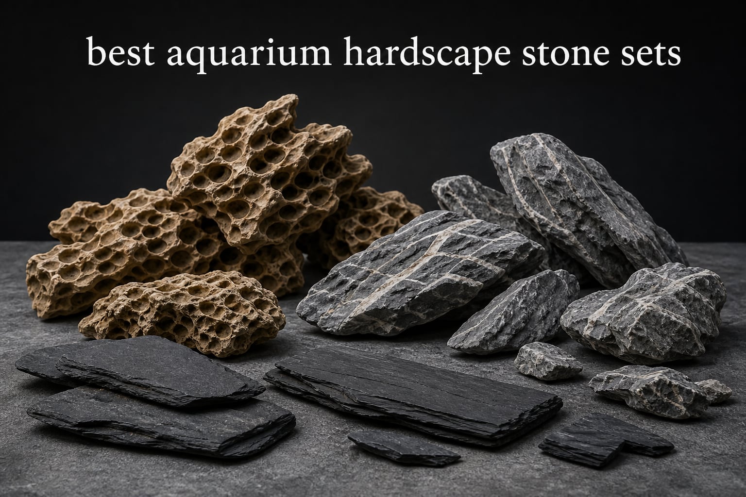 best aquarium hardscape stone sets