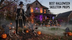 best halloween skeleton props