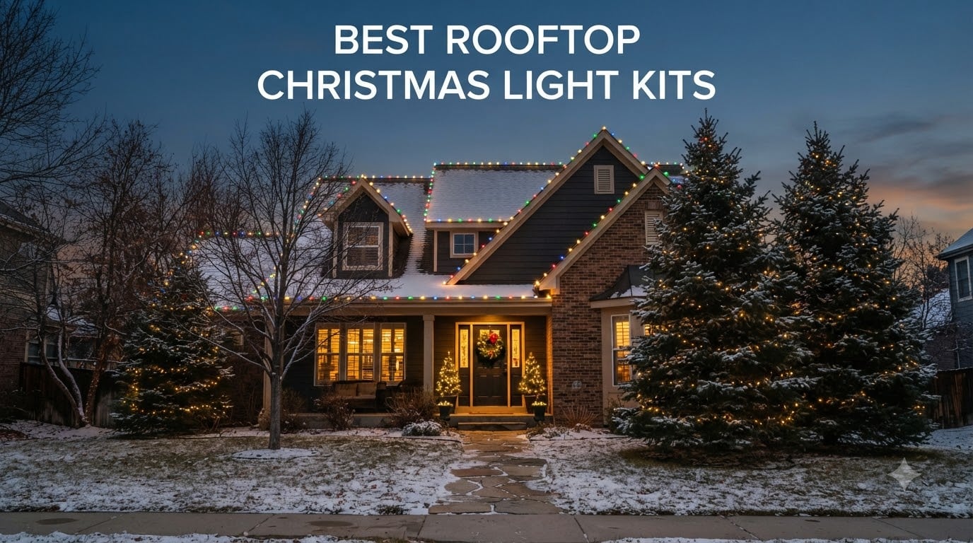 best rooftop christmas light kits