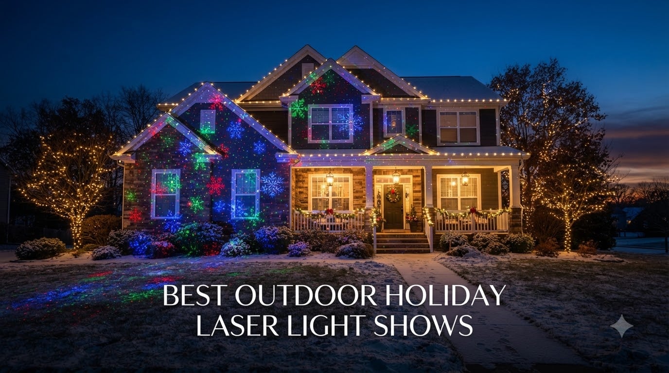best outdoor holiday laser light shows