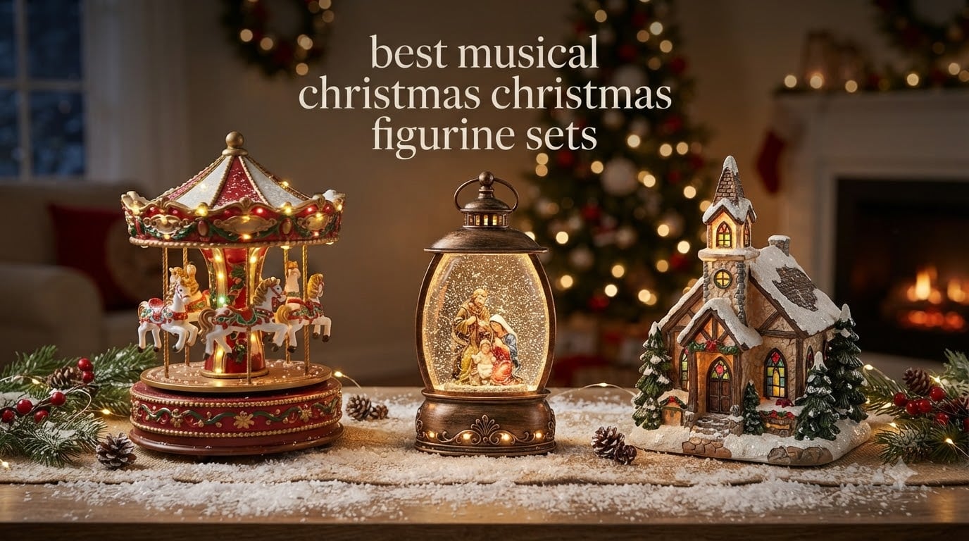best musical christmas figurine sets