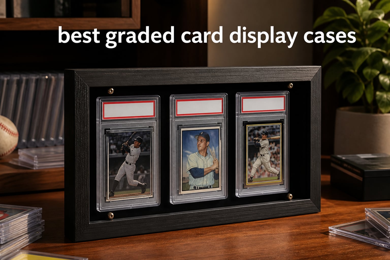 best graded card display cases