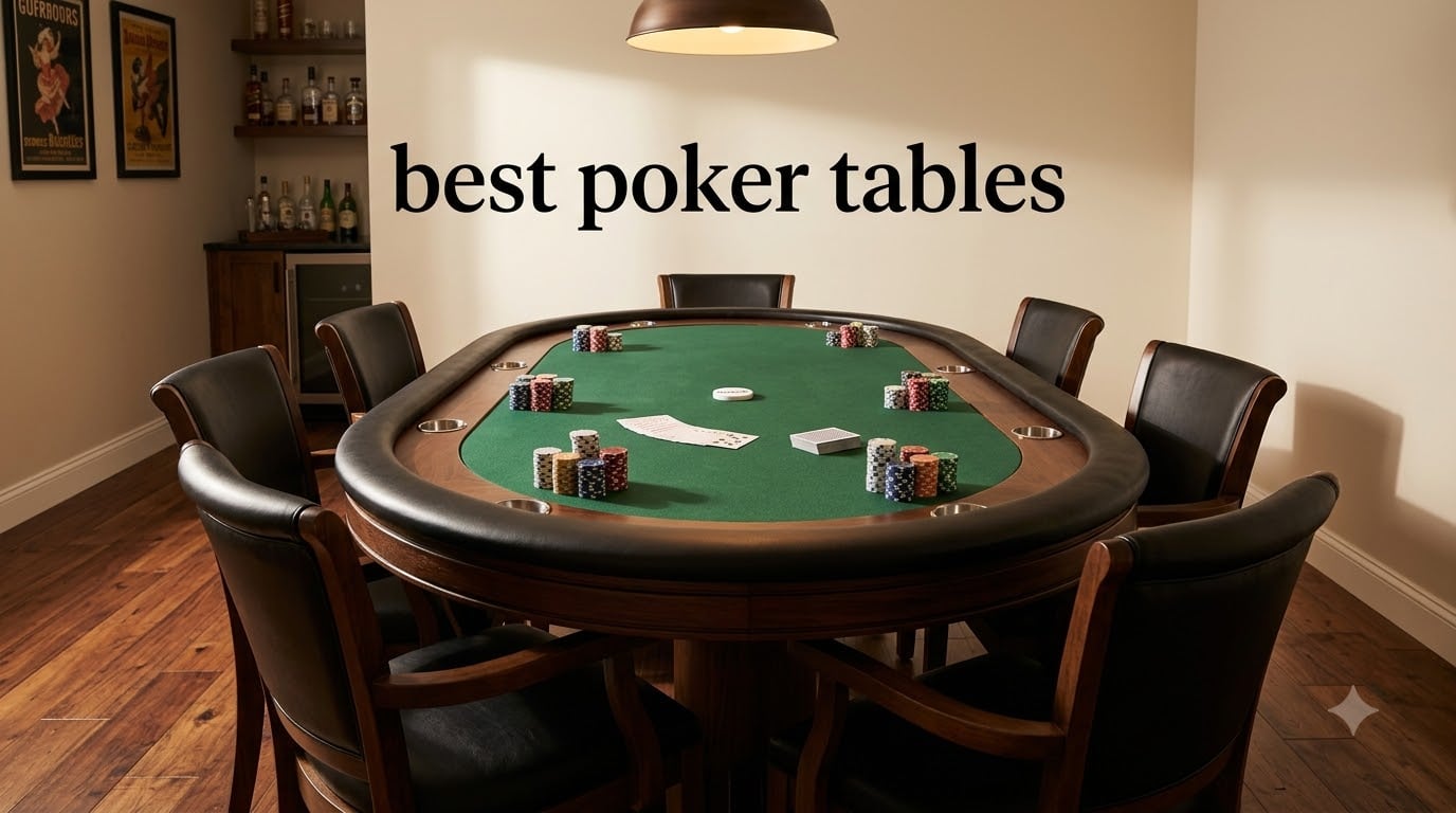 best poker tables