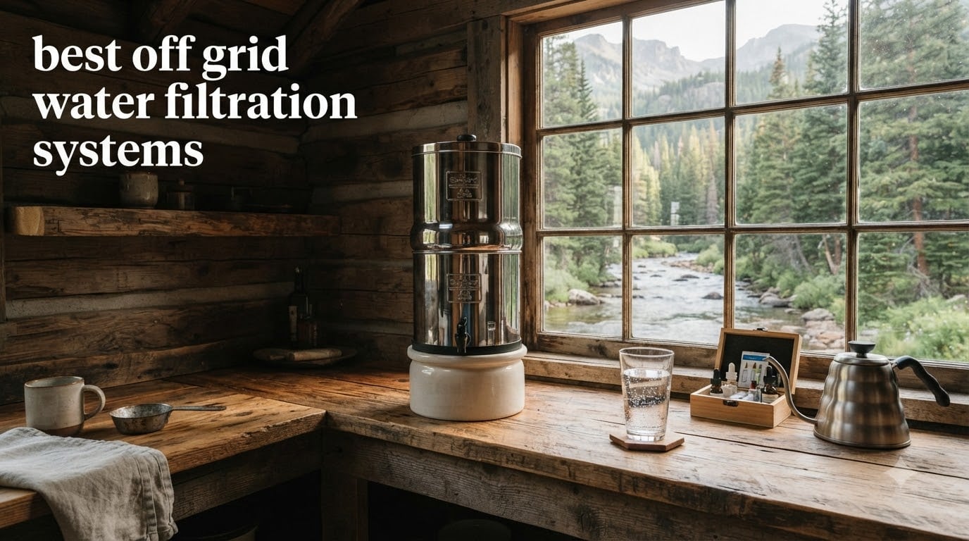 best off grid water filtration systems