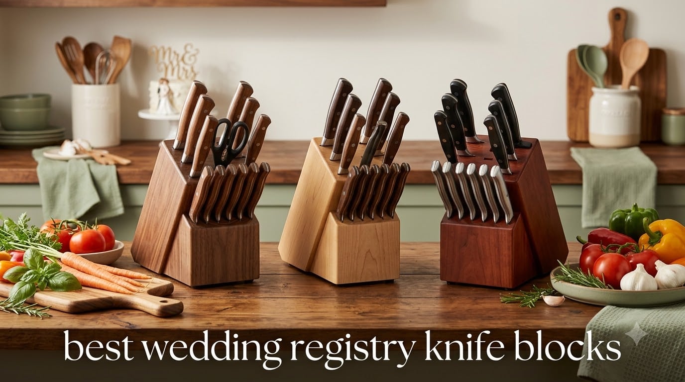 best wedding registry knife blocks
