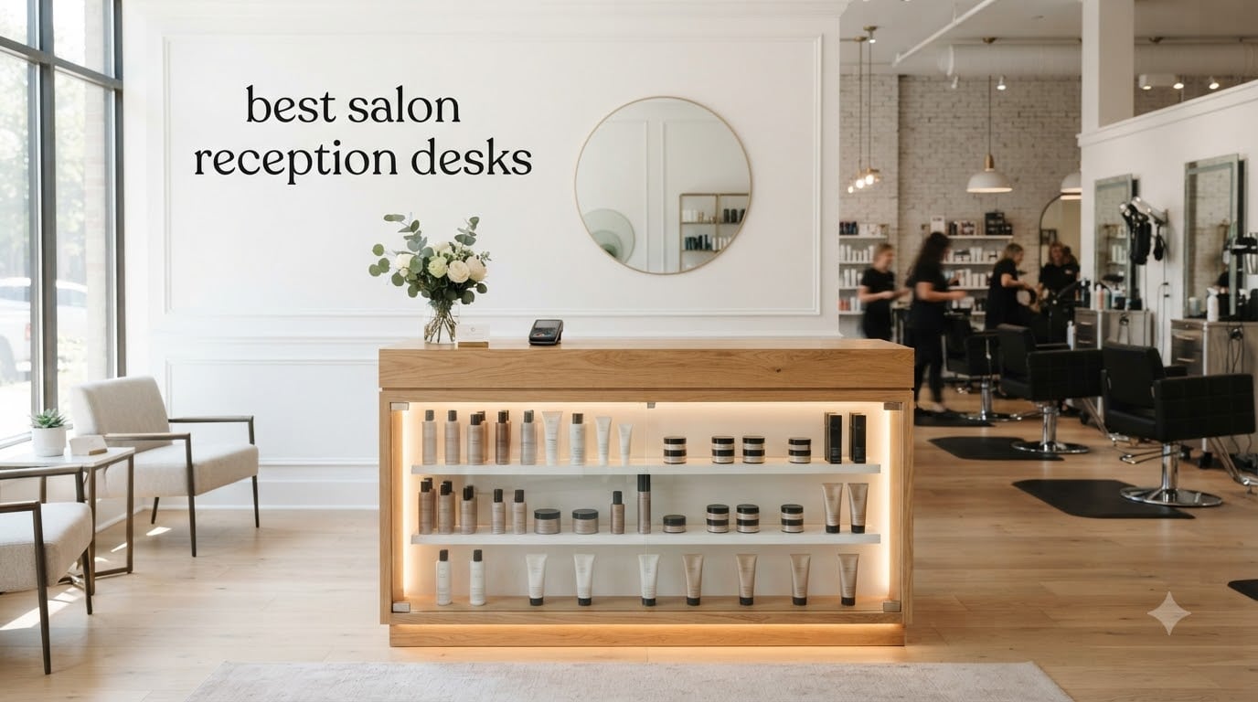 best salon reception desks