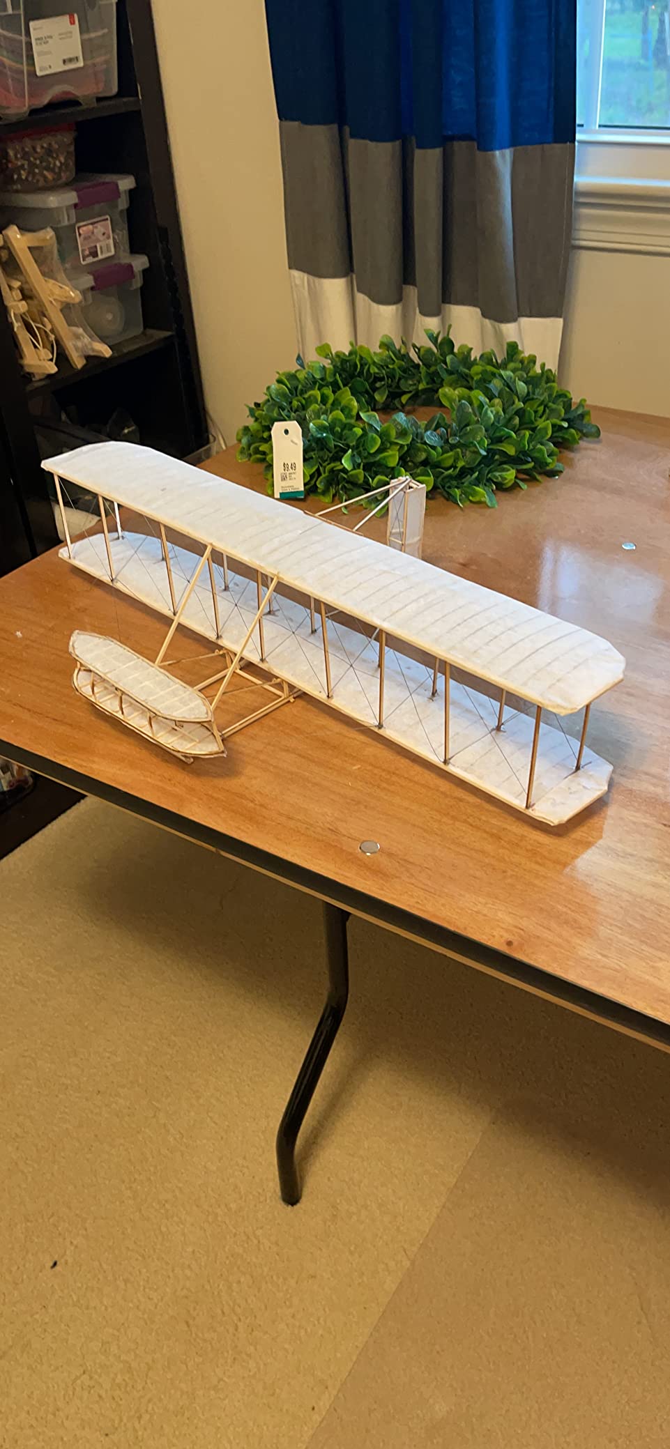 Guillow's 1903 Wright Brother Flyer Laser Cut Balsa Airplane Model Kit customer photo 1