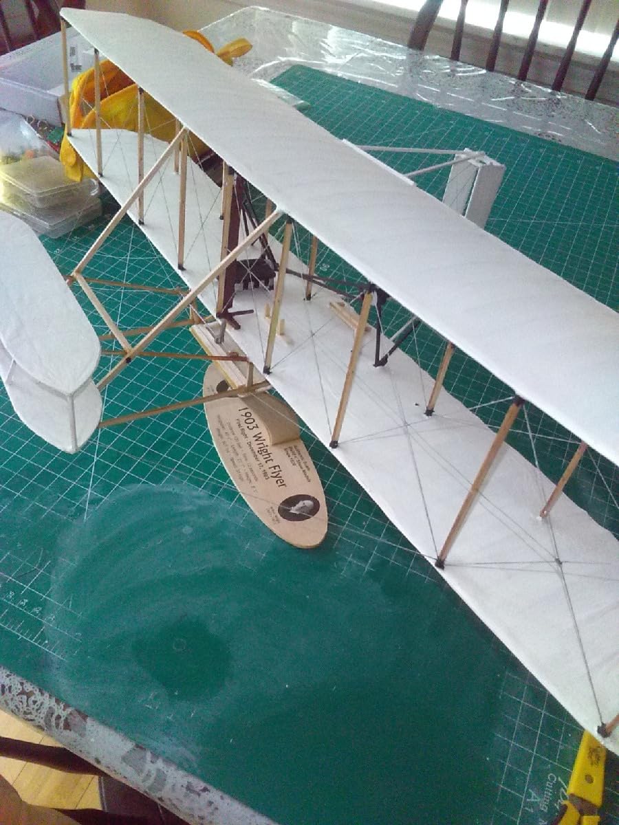 Guillow's 1903 Wright Brother Flyer Laser Cut Balsa Airplane Model Kit customer photo 2